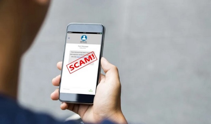 text scam hacked