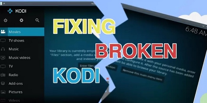 fix broken kodi