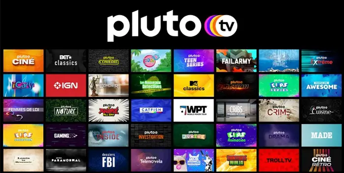 pluto tv channels
