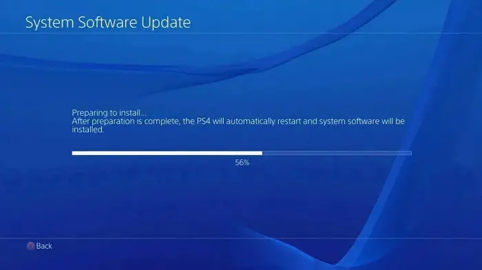 ps4 software update