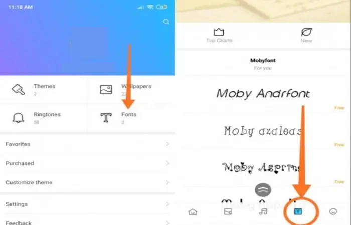 change font in xiaomi mobile