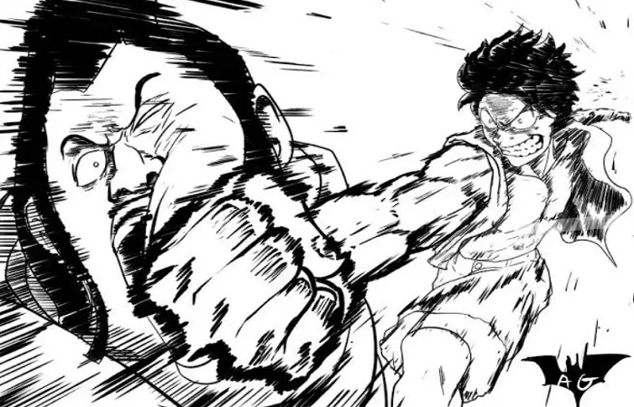 luffy punches the celestial dragon