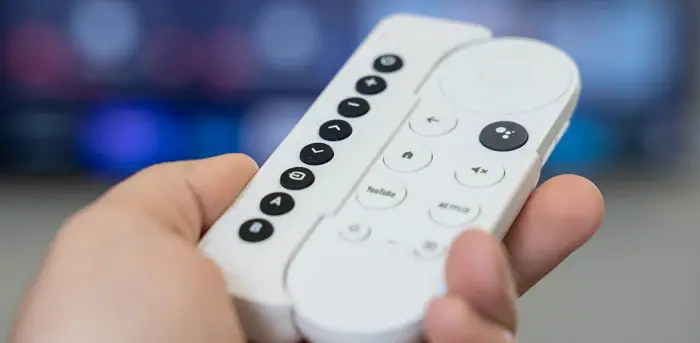 sideclick remote on hand
