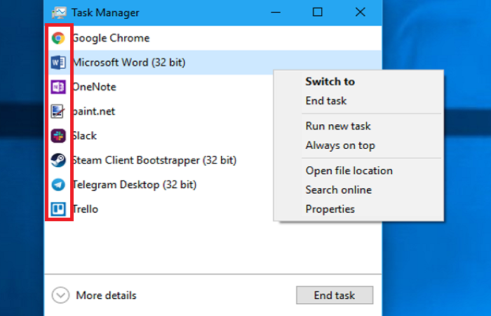 task manager images