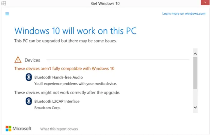 windows 10 compatibility test