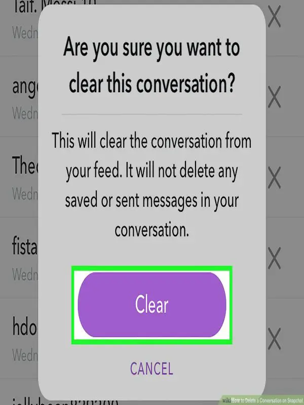 clear conversation 