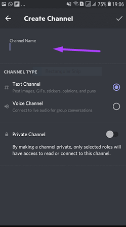 create channel android