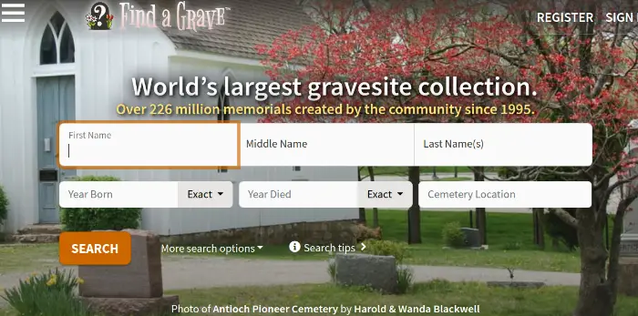 find-a-grave-site