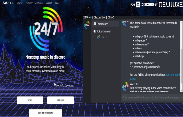 how to set up 24-7 music bot