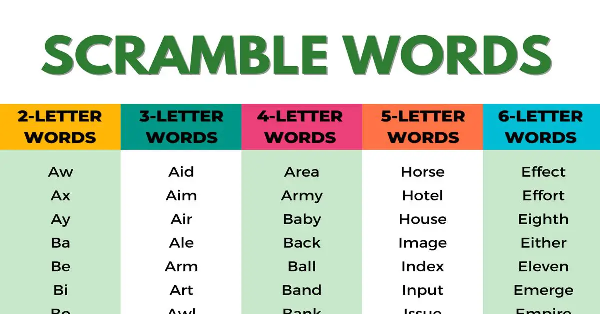 scramble-words