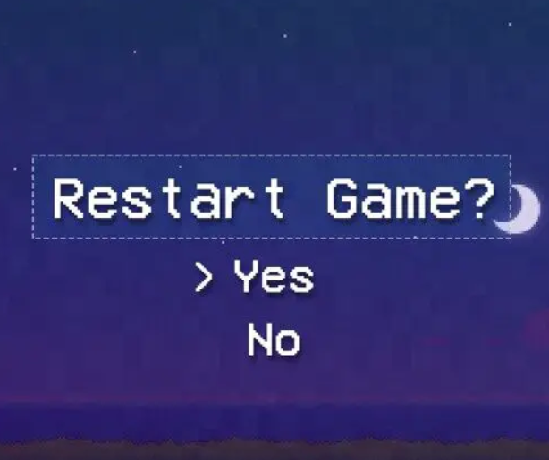 restart game
