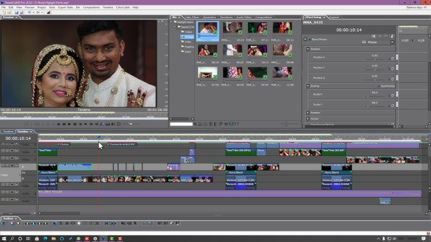 monarch wedding video editor software