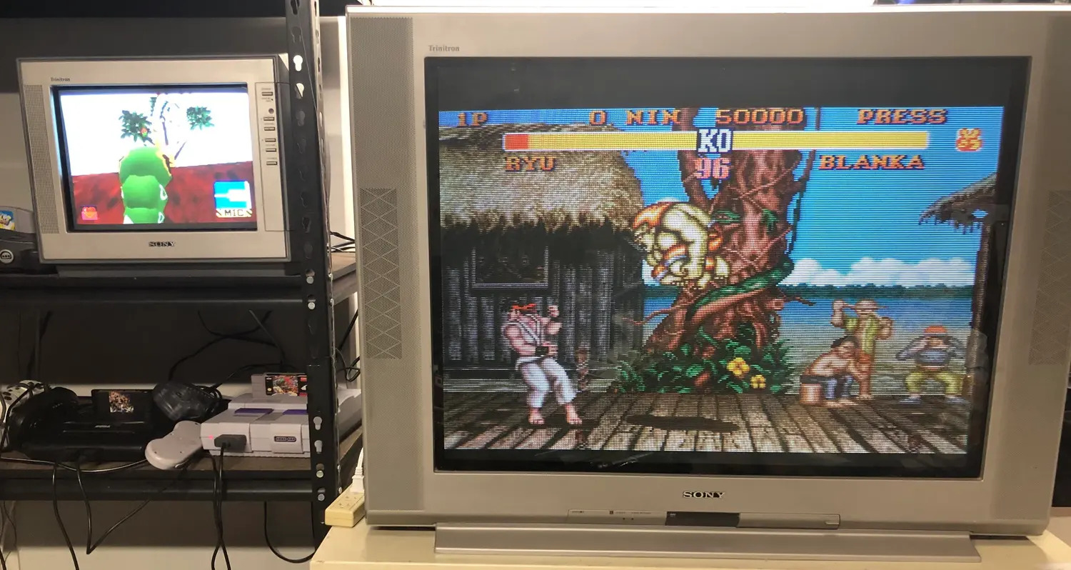 24-32 inches tv for retro gaming