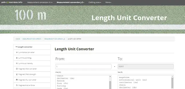 length unit converter