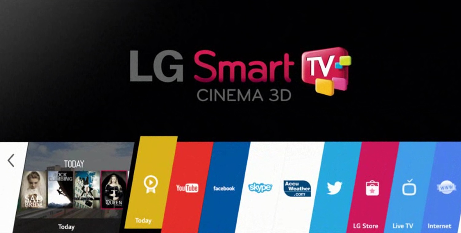 lg tv home layout