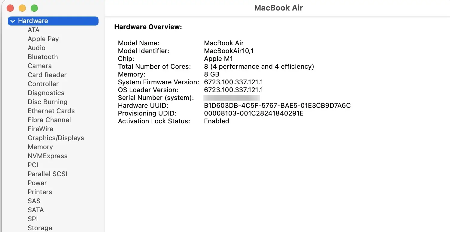 macbook hardware overview
