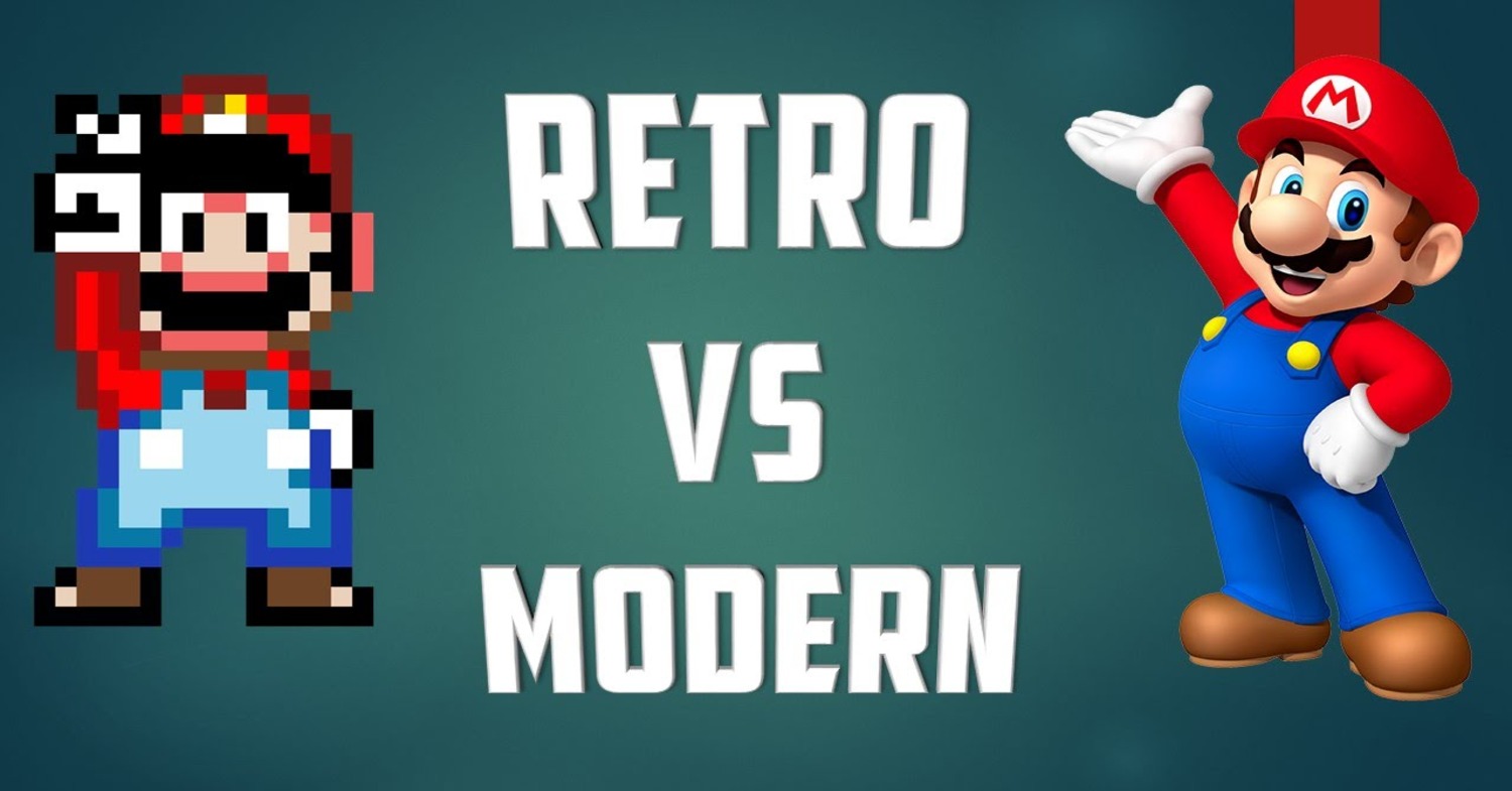 retro games vs modern games