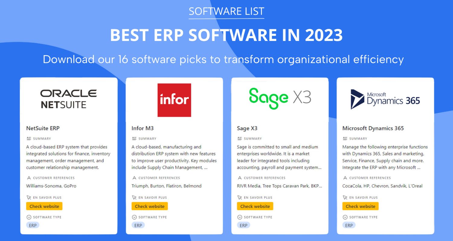 erp software list