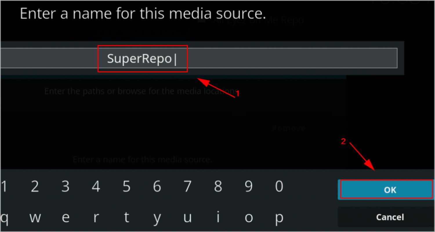 enter media source for superrepo