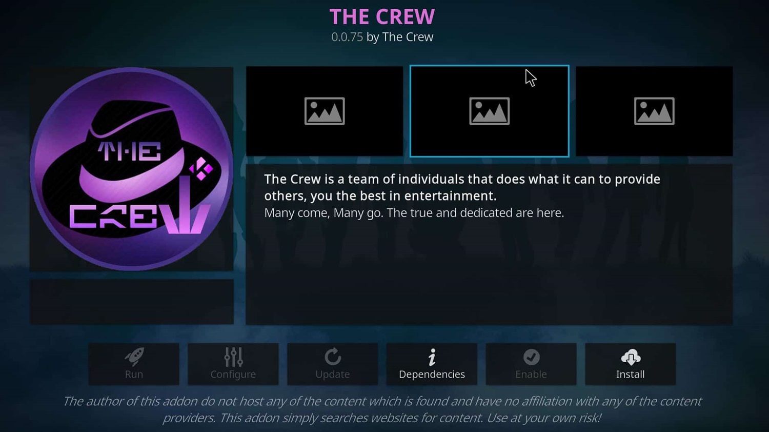 install the crew
