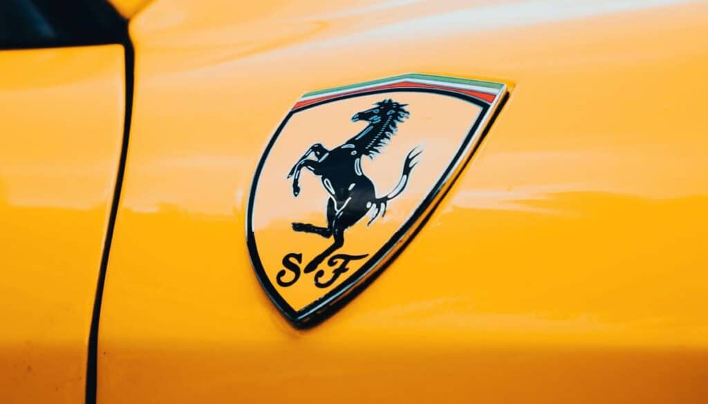 Ferrari--Car With Horse Emblem/Logo