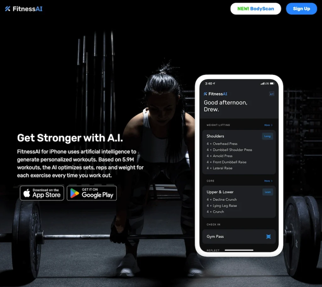 FitnessAI - Fitness Coach App