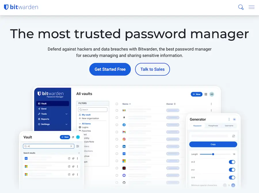 Bitwarden: iOS password manager