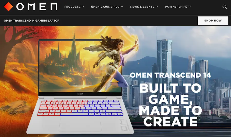 HP Omen Transcend 14