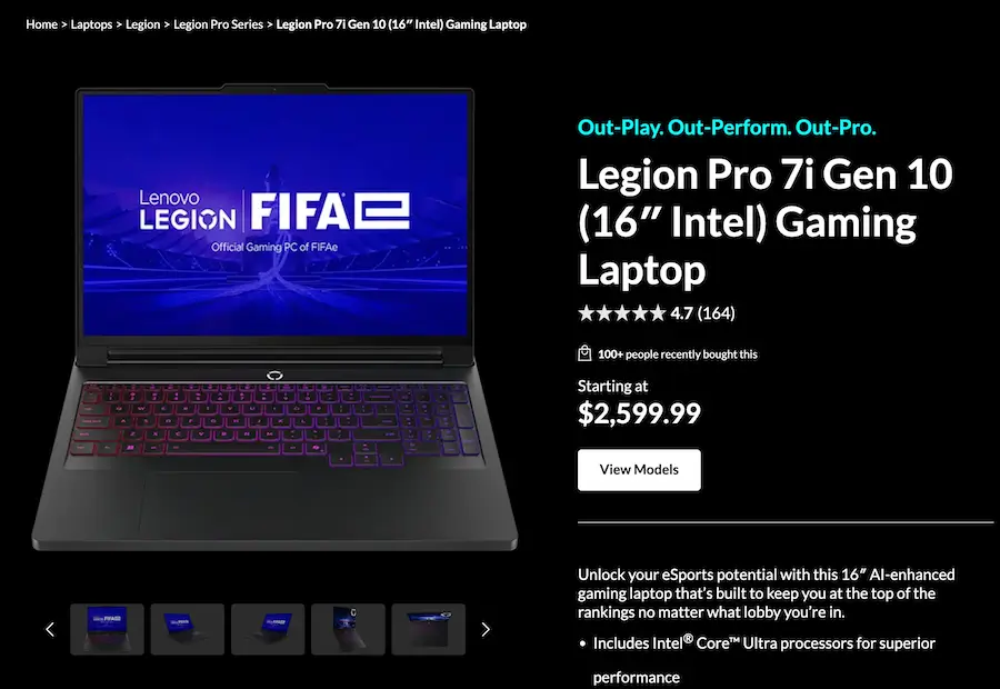 Lenovo Legion Pro 7i Gen 10