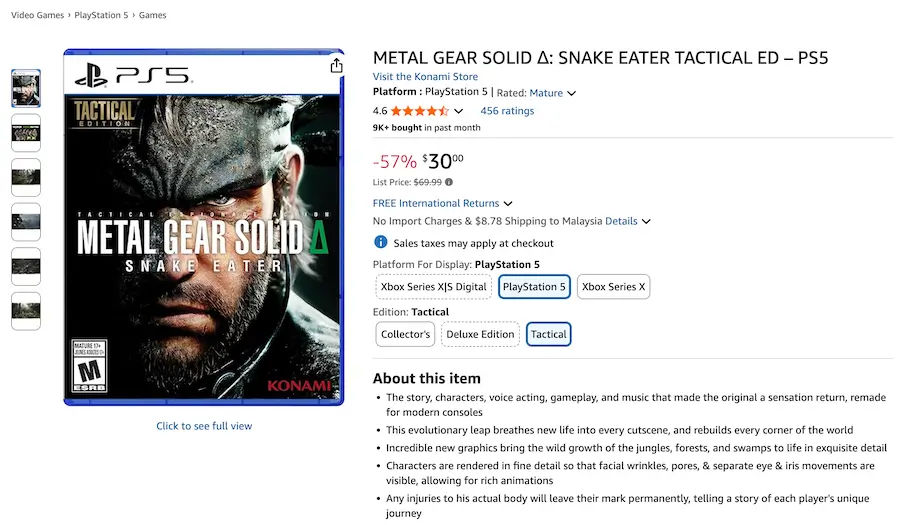 Metal Gear Solid Delta: Snake Eater
